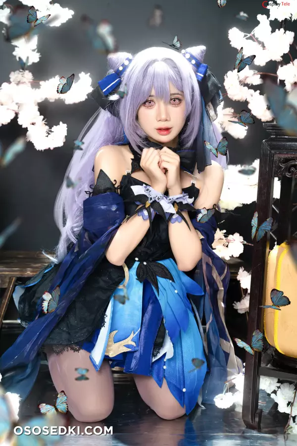 PoppaChan cosplay Keqing - Genshin Impact - 6