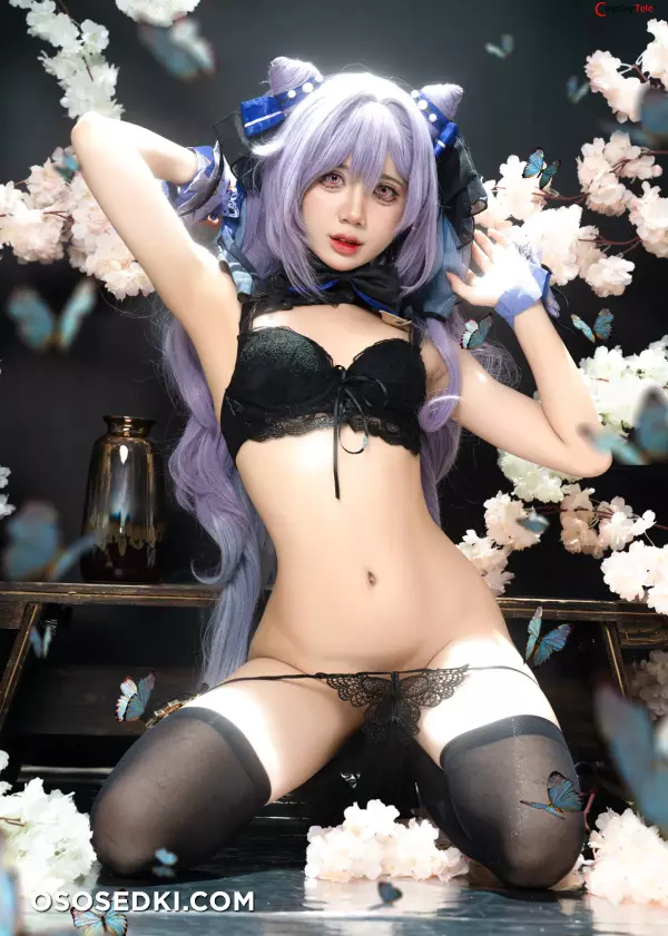 PoppaChan cosplay Keqing - Genshin Impact - 7