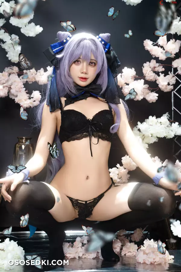 PoppaChan cosplay Keqing - Genshin Impact - 8
