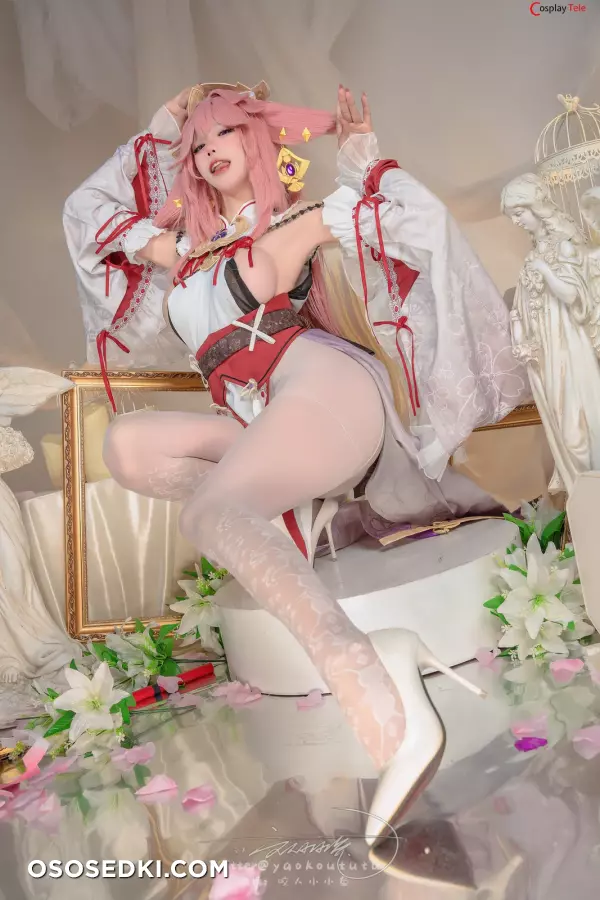 咬一口兔娘ovo (Yaokoututu) cosplay Yae Miko - Genshin Impact - 22