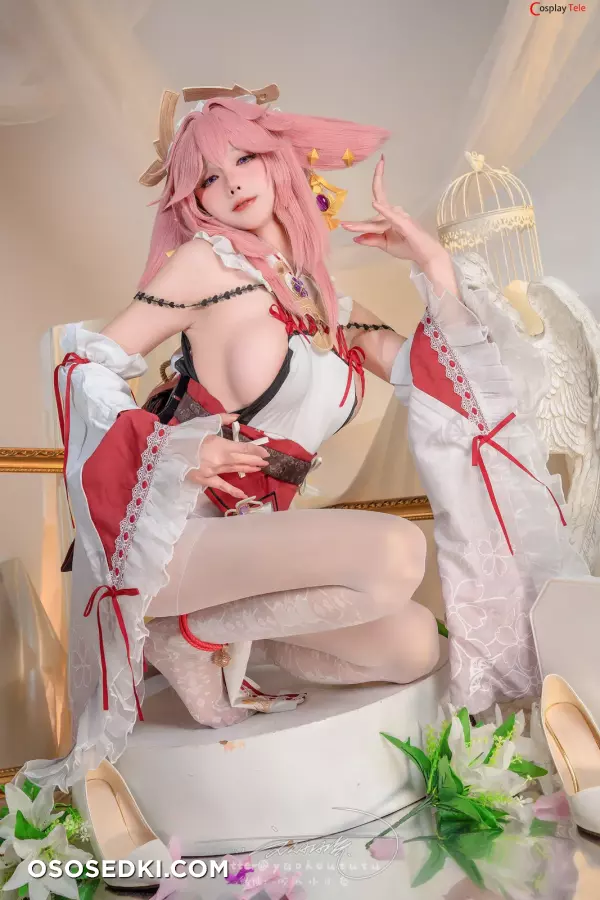 咬一口兔娘ovo (Yaokoututu) cosplay Yae Miko - Genshin Impact - 31