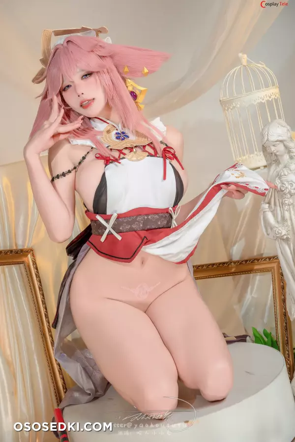 咬一口兔娘ovo (Yaokoututu) cosplay Yae Miko - Genshin Impact - 41