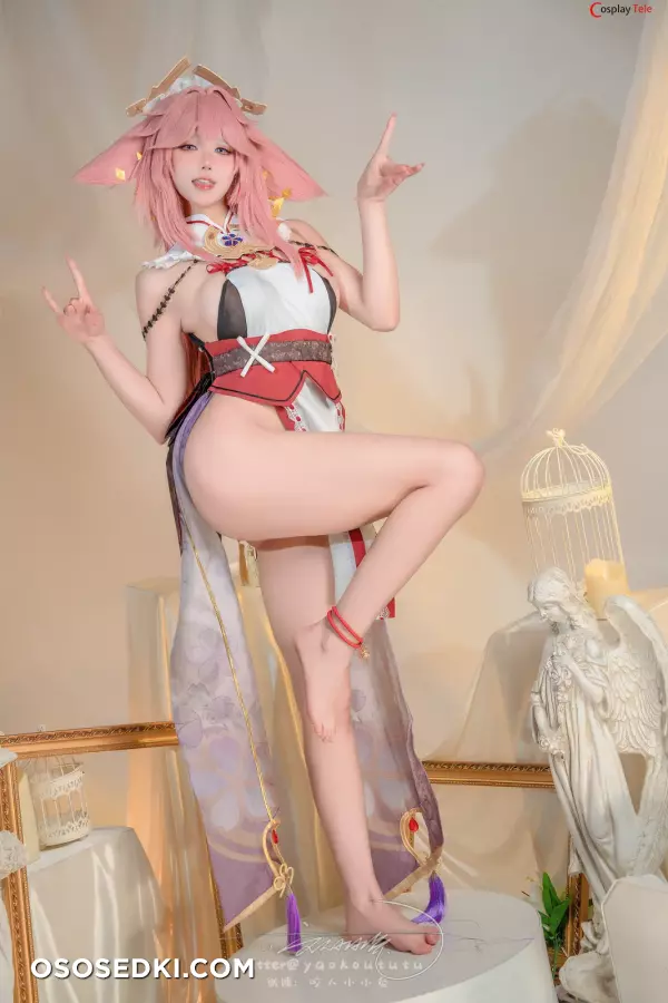 咬一口兔娘ovo (Yaokoututu) cosplay Yae Miko - Genshin Impact - 44