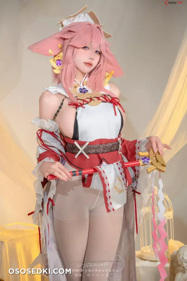 咬一口兔娘ovo (Yaokoututu) cosplay Yae Miko - Genshin Impact - 6