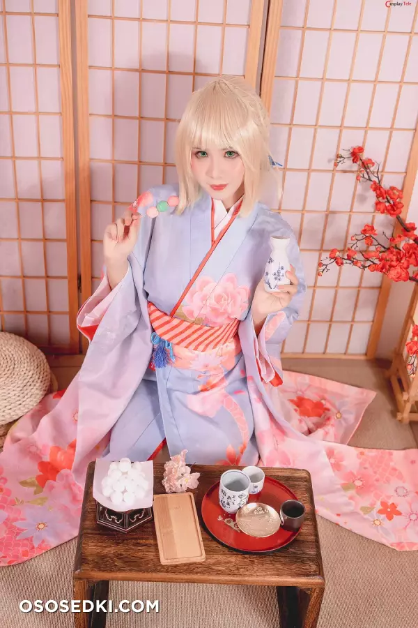 Pyoncos (ピオン) cosplay Saber Kimono - Fate/Grand Order - 6