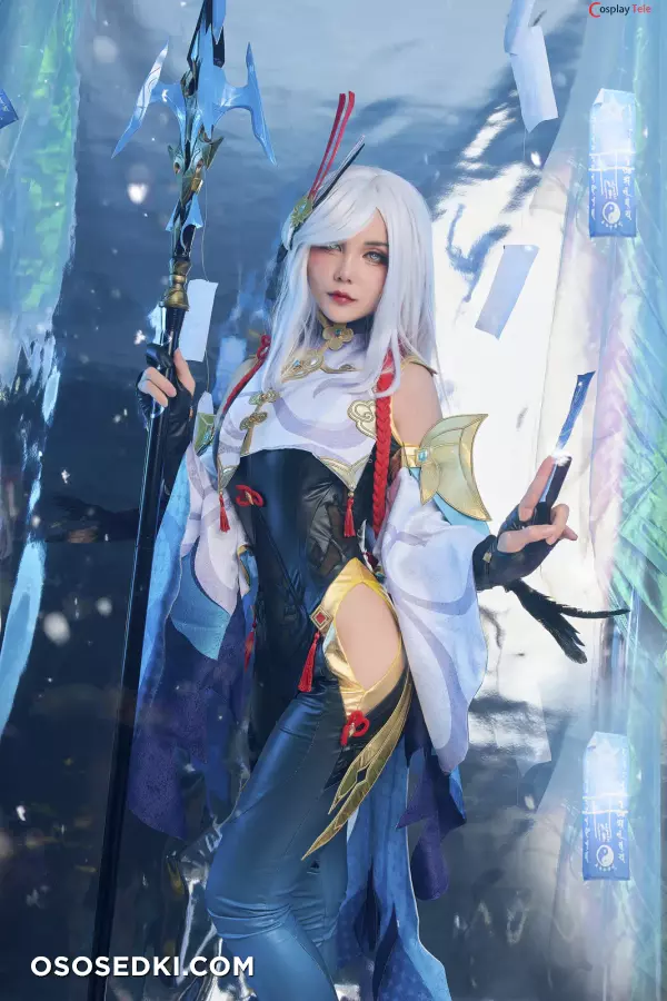 Joyce (Joyce Lin2x) cosplay Shenhe - Genshin Impact - 1