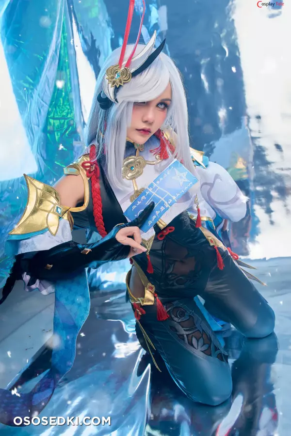 Joyce (Joyce Lin2x) cosplay Shenhe - Genshin Impact - 10