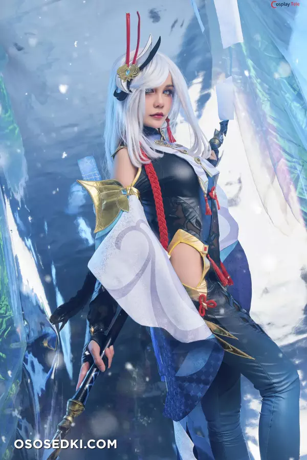 Joyce (Joyce Lin2x) cosplay Shenhe - Genshin Impact - 12