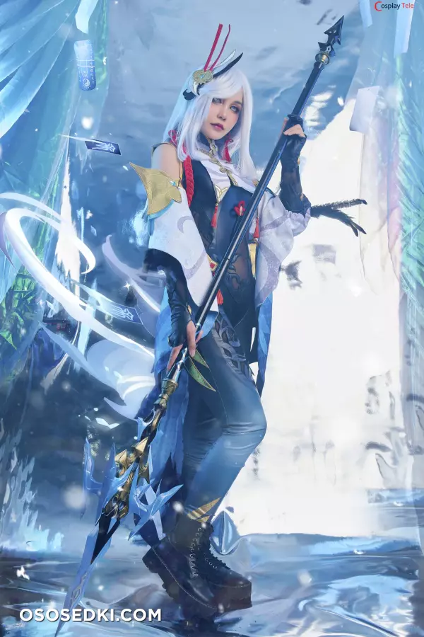 Joyce (Joyce Lin2x) cosplay Shenhe - Genshin Impact - 13