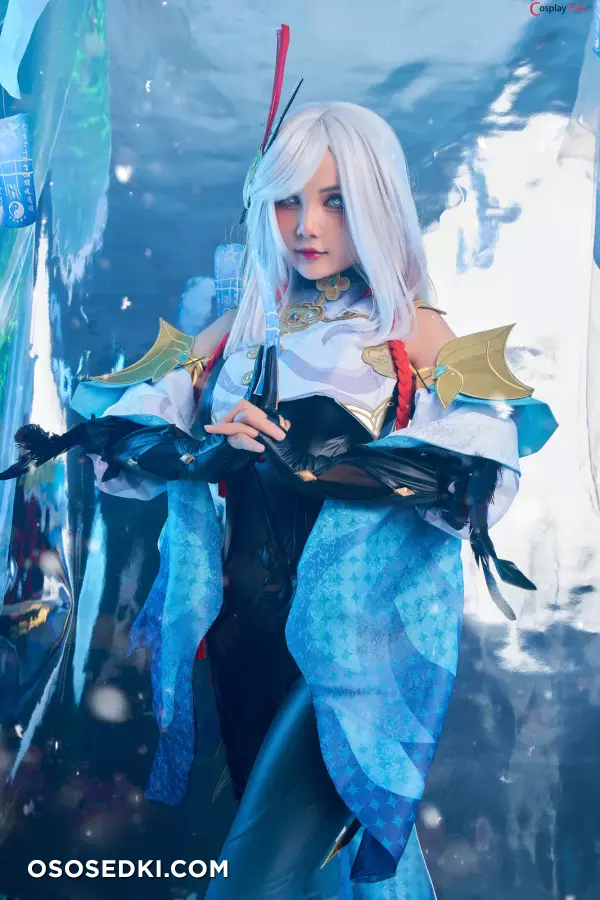Joyce (Joyce Lin2x) cosplay Shenhe - Genshin Impact - 4