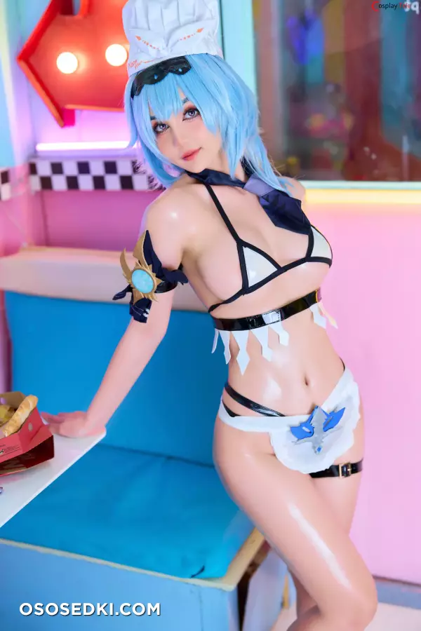 Joyce (Joyce Lin2x) cosplay Eula Pizza - Genshin Impact - 16