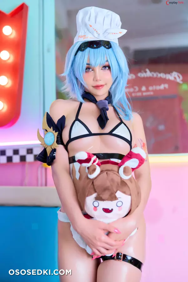 Joyce (Joyce Lin2x) cosplay Eula Pizza - Genshin Impact - 22