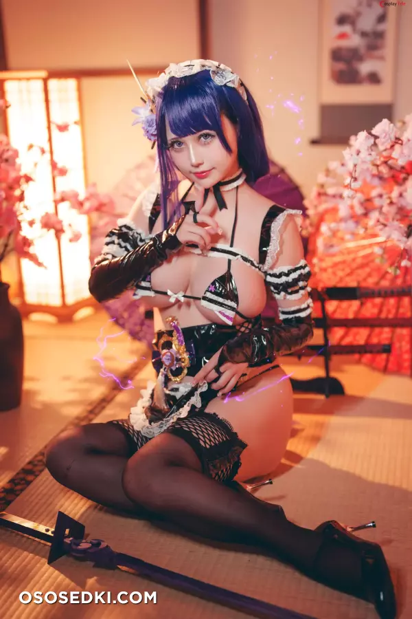 Okita Rinka (沖田凜花Rinka) cosplay Noelle and Raiden Shogun - Genshin Impact - 37