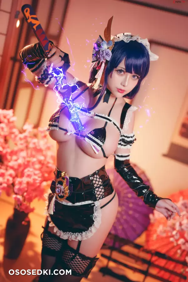 Okita Rinka (沖田凜花Rinka) cosplay Noelle and Raiden Shogun - Genshin Impact - 47