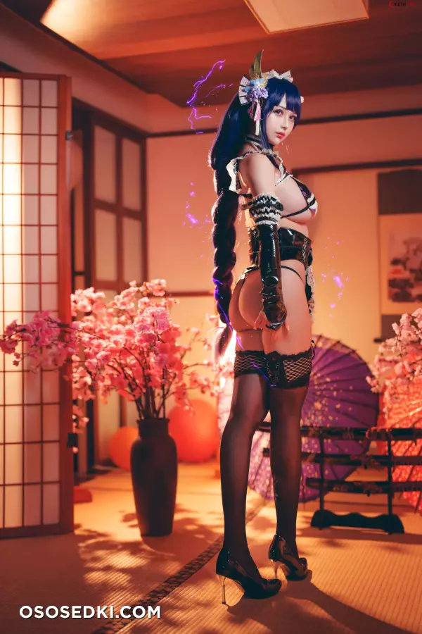 Okita Rinka (沖田凜花Rinka) cosplay Noelle and Raiden Shogun - Genshin Impact - 55