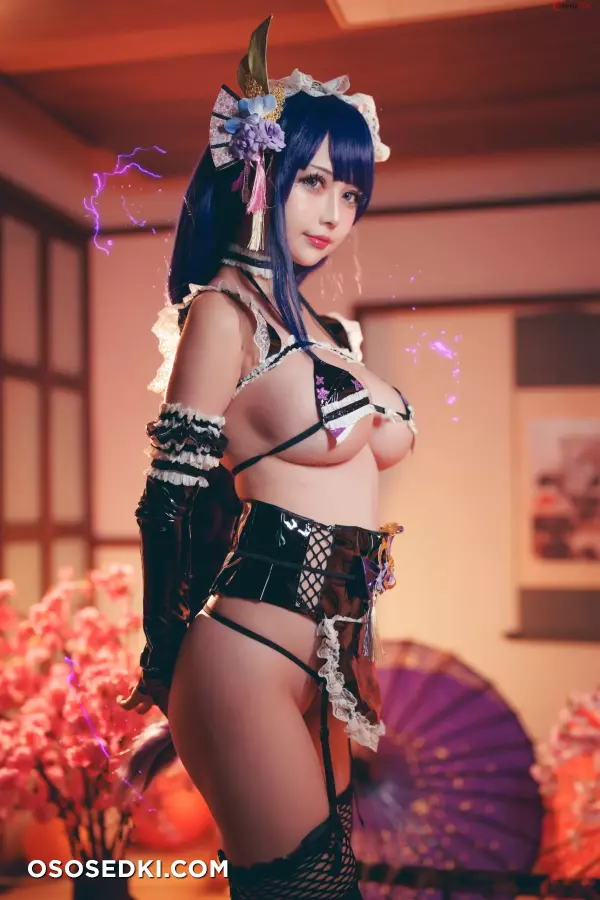 Okita Rinka (沖田凜花Rinka) cosplay Noelle and Raiden Shogun - Genshin Impact - 59