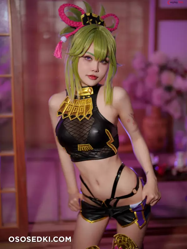 Joyce (Joyce Lin2x) cosplay Kuki Shinobu - Genshin Impact - 11