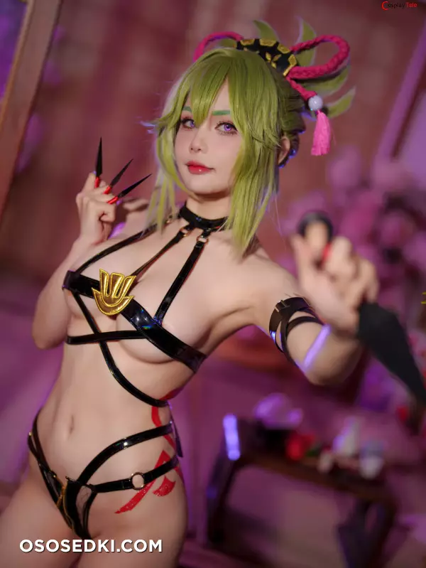 Joyce (Joyce Lin2x) cosplay Kuki Shinobu - Genshin Impact - 20