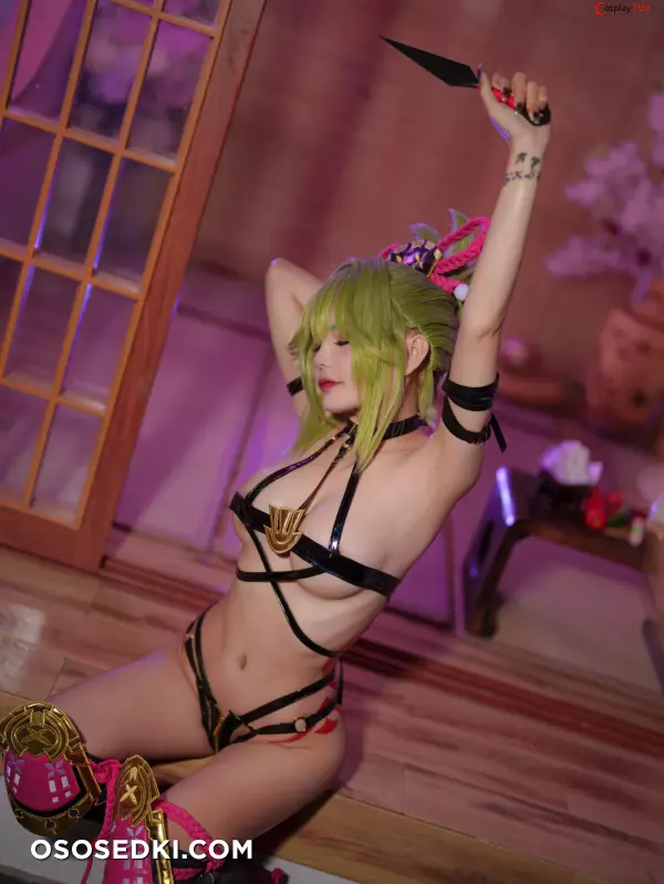 Joyce (Joyce Lin2x) cosplay Kuki Shinobu - Genshin Impact - 23