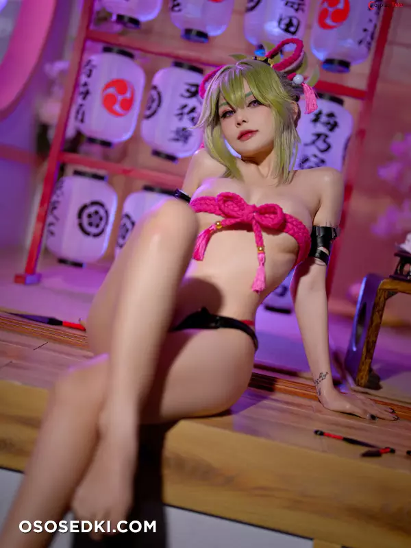 Joyce (Joyce Lin2x) cosplay Kuki Shinobu - Genshin Impact - 39