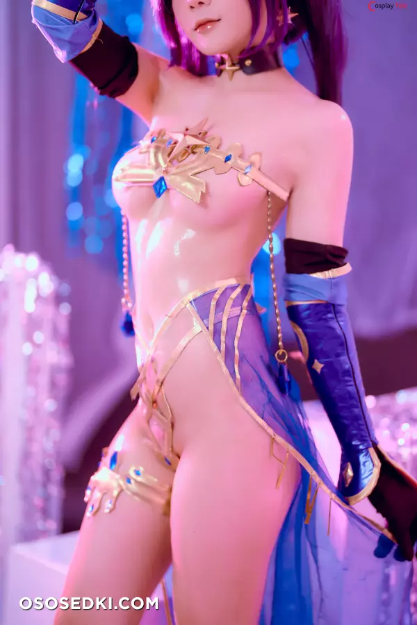 Joyce (Joyce Lin2x) cosplay Mona - Genshin Impact - 32