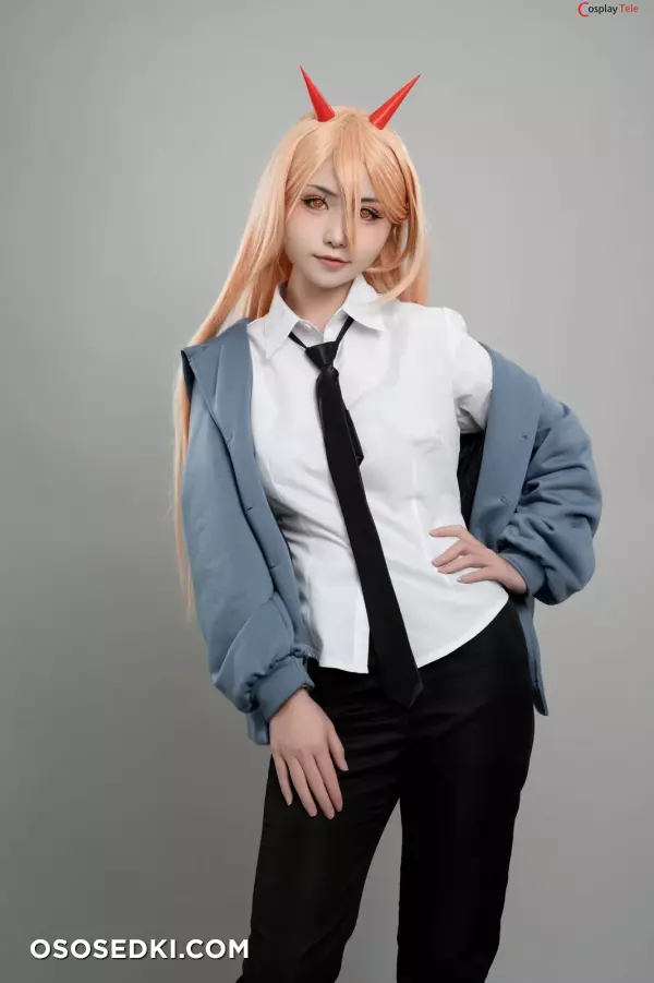 Nekokoyoshi (爆机少女喵小吉) cosplay Power - Chainsaw Man - 14