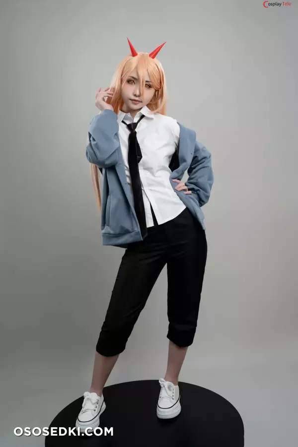 Nekokoyoshi (爆机少女喵小吉) cosplay Power - Chainsaw Man - 23
