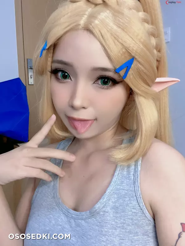 Umeko J cosplay Princess Zelda Gym - The Legend of Zelda - 97