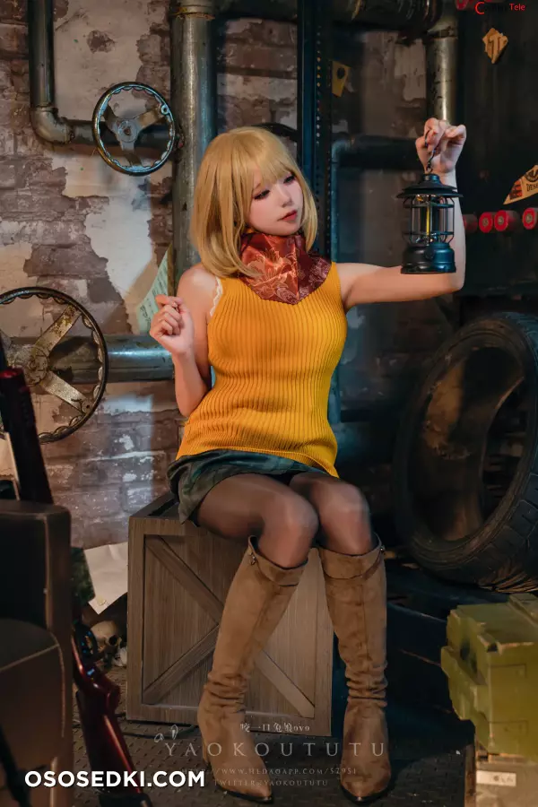 咬一口兔娘ovo (Yaokoututu) cosplay Ashley Graham - Resident Evil - 24