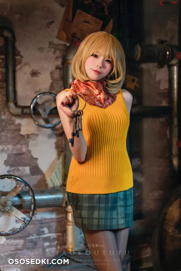 咬一口兔娘ovo (Yaokoututu) cosplay Ashley Graham - Resident Evil - 26