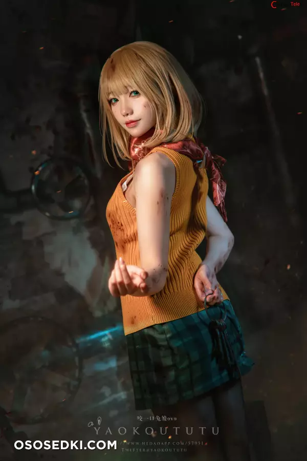 咬一口兔娘ovo (Yaokoututu) cosplay Ashley Graham - Resident Evil - 27