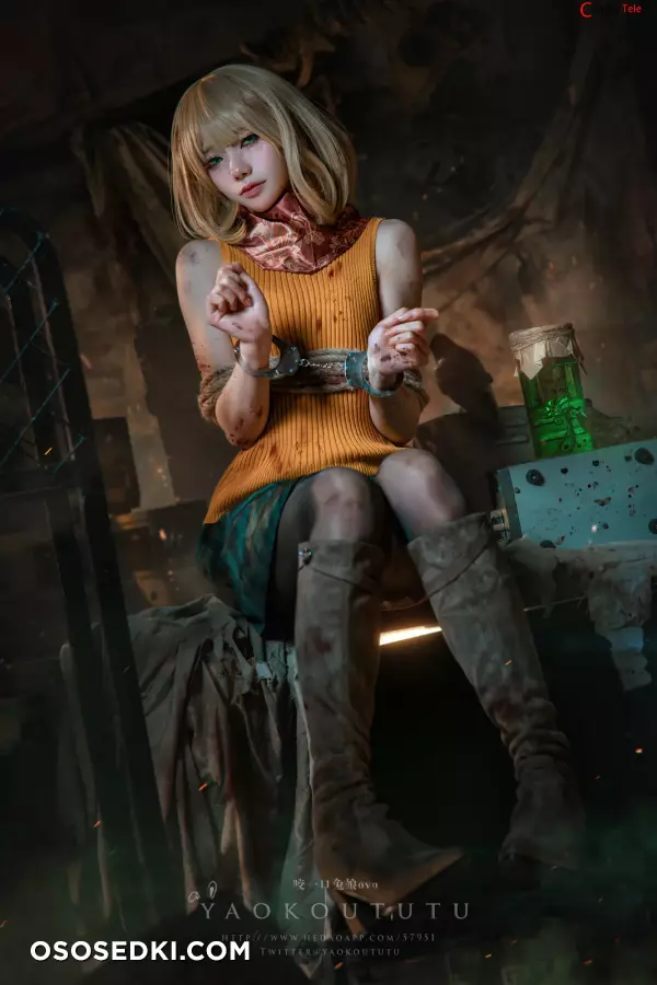 咬一口兔娘ovo (Yaokoututu) cosplay Ashley Graham - Resident Evil - 29
