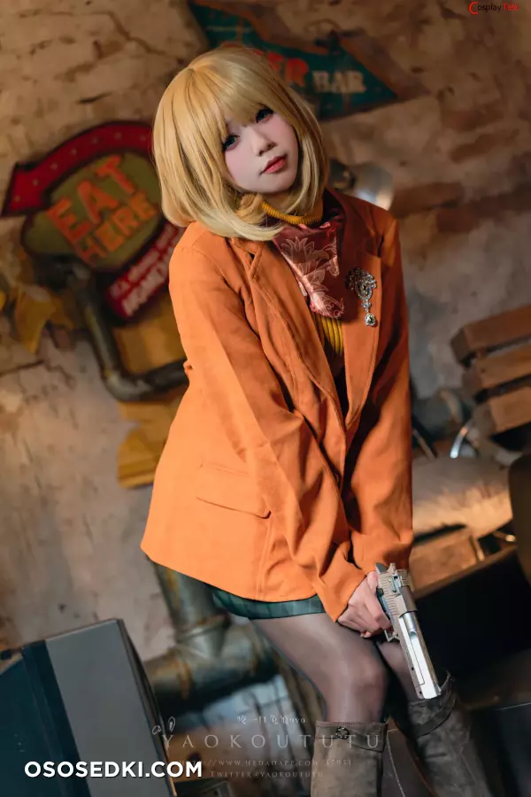 咬一口兔娘ovo (Yaokoututu) cosplay Ashley Graham - Resident Evil - 3