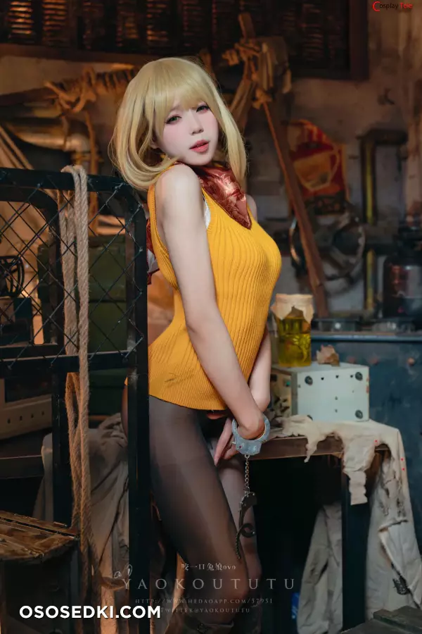 咬一口兔娘ovo (Yaokoututu) cosplay Ashley Graham - Resident Evil - 33