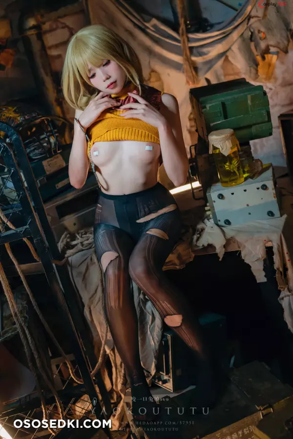 咬一口兔娘ovo (Yaokoututu) cosplay Ashley Graham - Resident Evil - 46