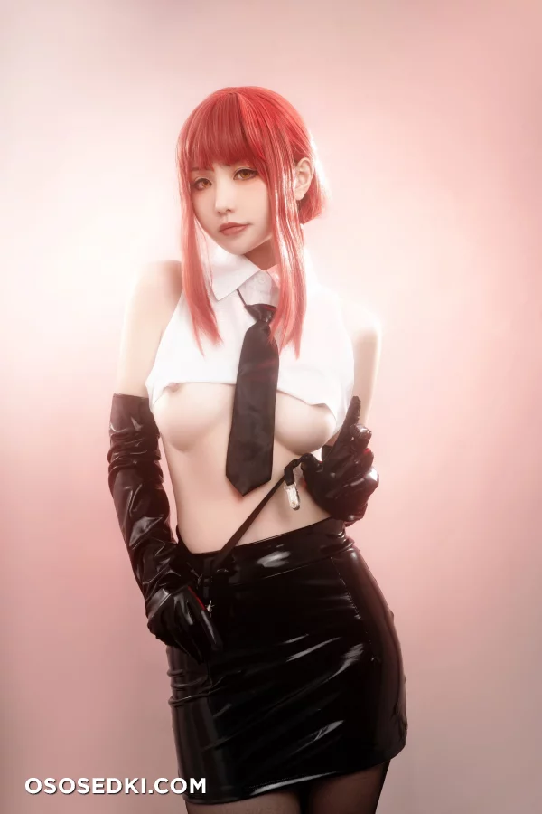 HornyCos - Red-Haired Petite Beauty Cosplays As Chainsaw Man Makima (Patreon) - 43