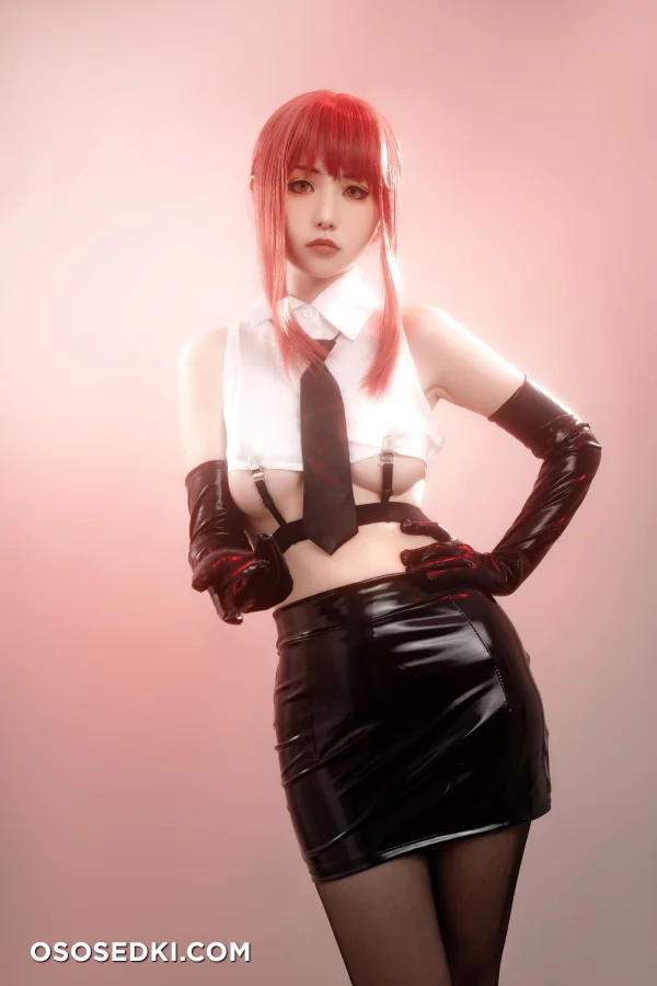 HornyCos - Red-Haired Petite Beauty Cosplays As Chainsaw Man Makima (Patreon) - 50