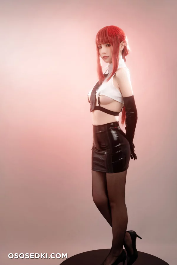 HornyCos - Red-Haired Petite Beauty Cosplays As Chainsaw Man Makima (Patreon) - 53