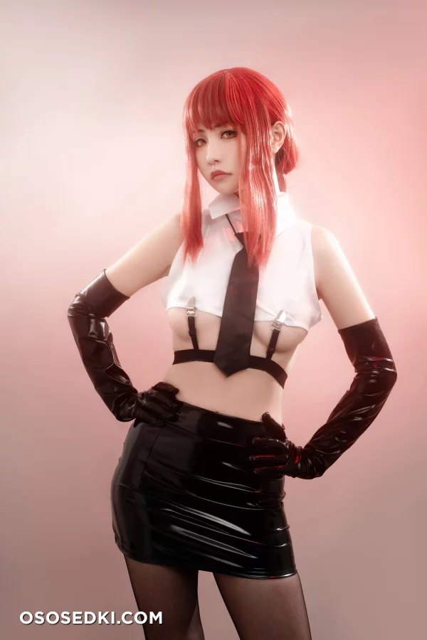 HornyCos - Red-Haired Petite Beauty Cosplays As Chainsaw Man Makima (Patreon) - 56