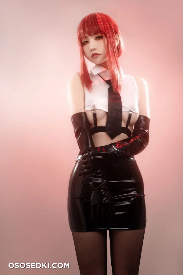 HornyCos - Red-Haired Petite Beauty Cosplays As Chainsaw Man Makima (Patreon) - 57