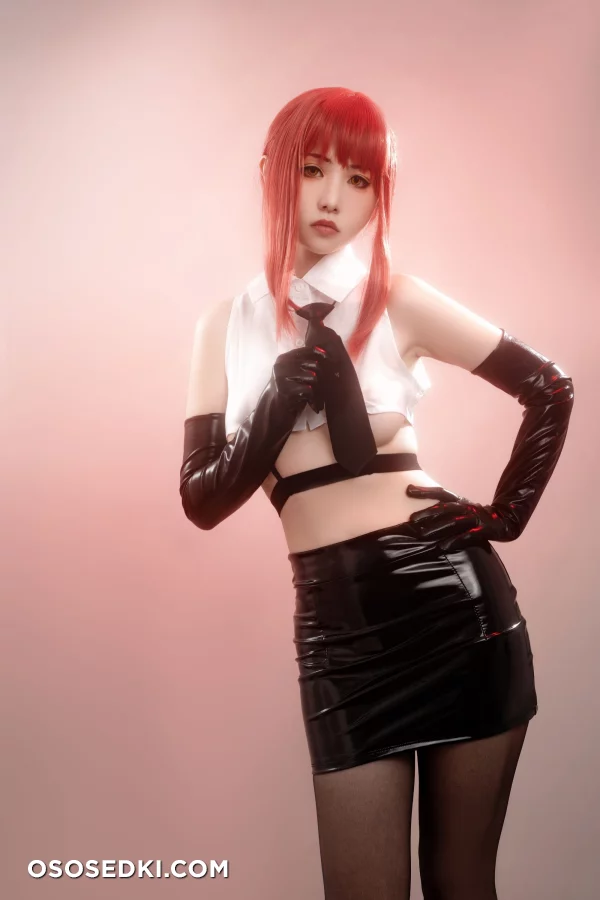 HornyCos - Red-Haired Petite Beauty Cosplays As Chainsaw Man Makima (Patreon) - 59