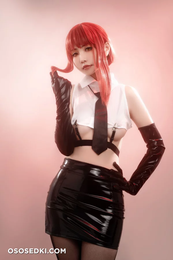 HornyCos - Red-Haired Petite Beauty Cosplays As Chainsaw Man Makima (Patreon) - 60