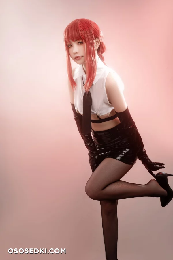 HornyCos - Red-Haired Petite Beauty Cosplays As Chainsaw Man Makima (Patreon) - 61