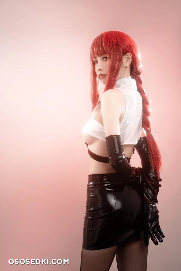 HornyCos - Red-Haired Petite Beauty Cosplays As Chainsaw Man Makima (Patreon) - 63