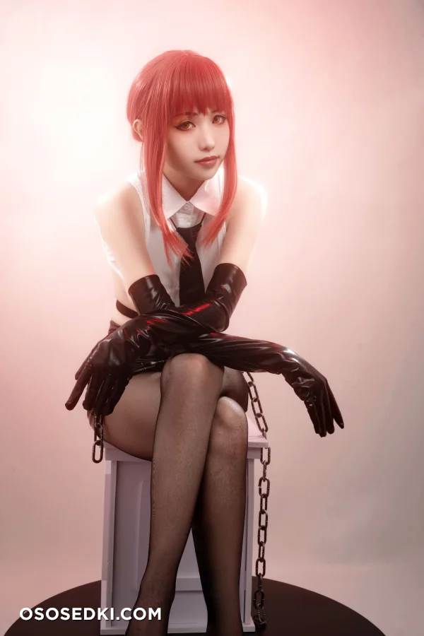 HornyCos - Red-Haired Petite Beauty Cosplays As Chainsaw Man Makima (Patreon) - 70
