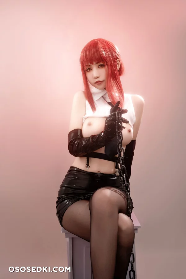 HornyCos - Red-Haired Petite Beauty Cosplays As Chainsaw Man Makima (Patreon) - 71