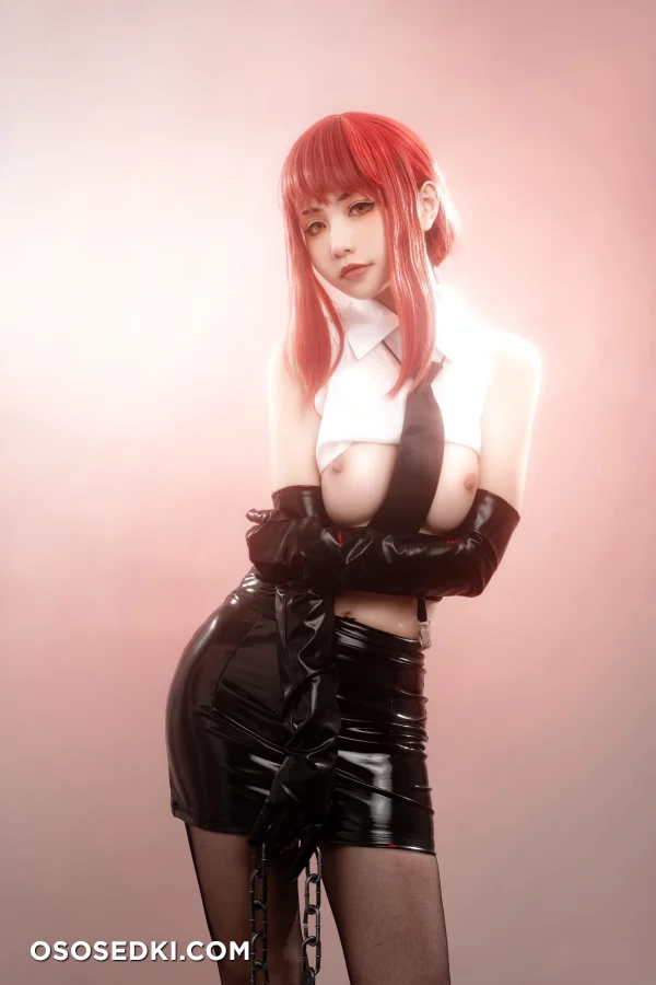 HornyCos - Red-Haired Petite Beauty Cosplays As Chainsaw Man Makima (Patreon) - 72
