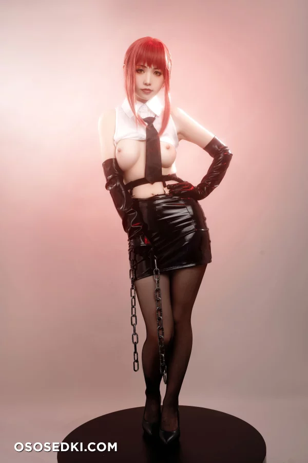 HornyCos - Red-Haired Petite Beauty Cosplays As Chainsaw Man Makima (Patreon) - 73