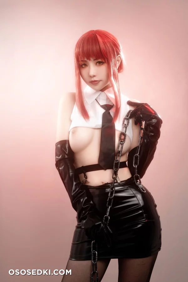 HornyCos - Red-Haired Petite Beauty Cosplays As Chainsaw Man Makima (Patreon) - 74