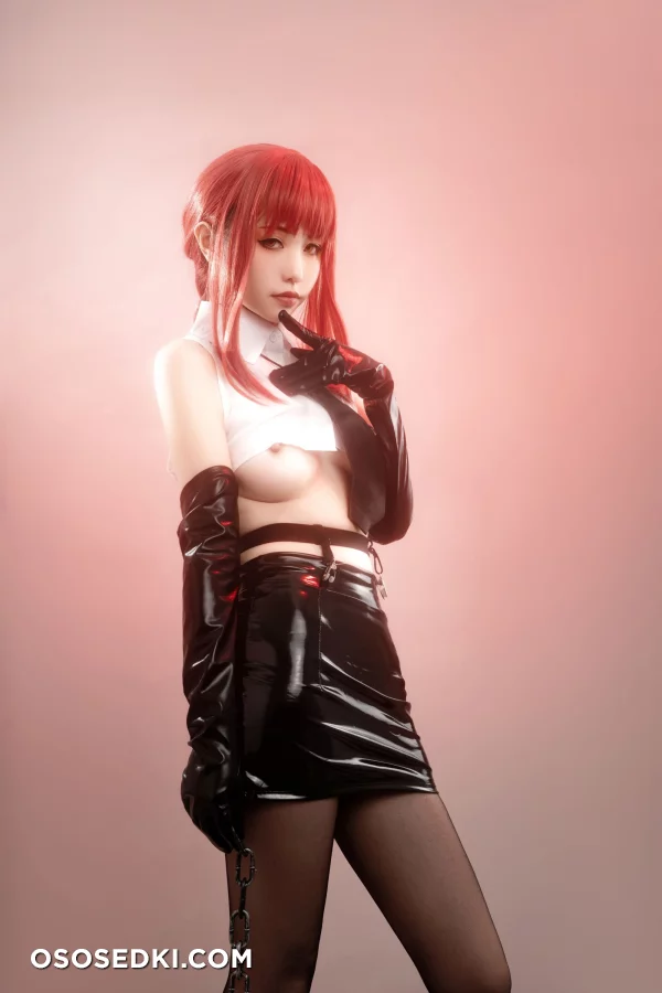 HornyCos - Red-Haired Petite Beauty Cosplays As Chainsaw Man Makima (Patreon) - 78